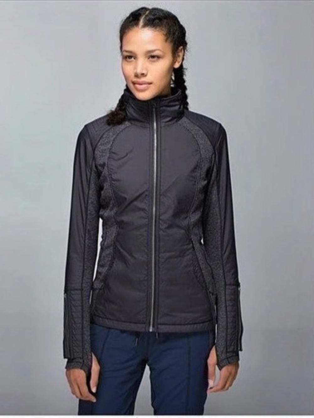 lululemon Rebel Runner Jacket Women's Black Size 4 Athletic Jacket